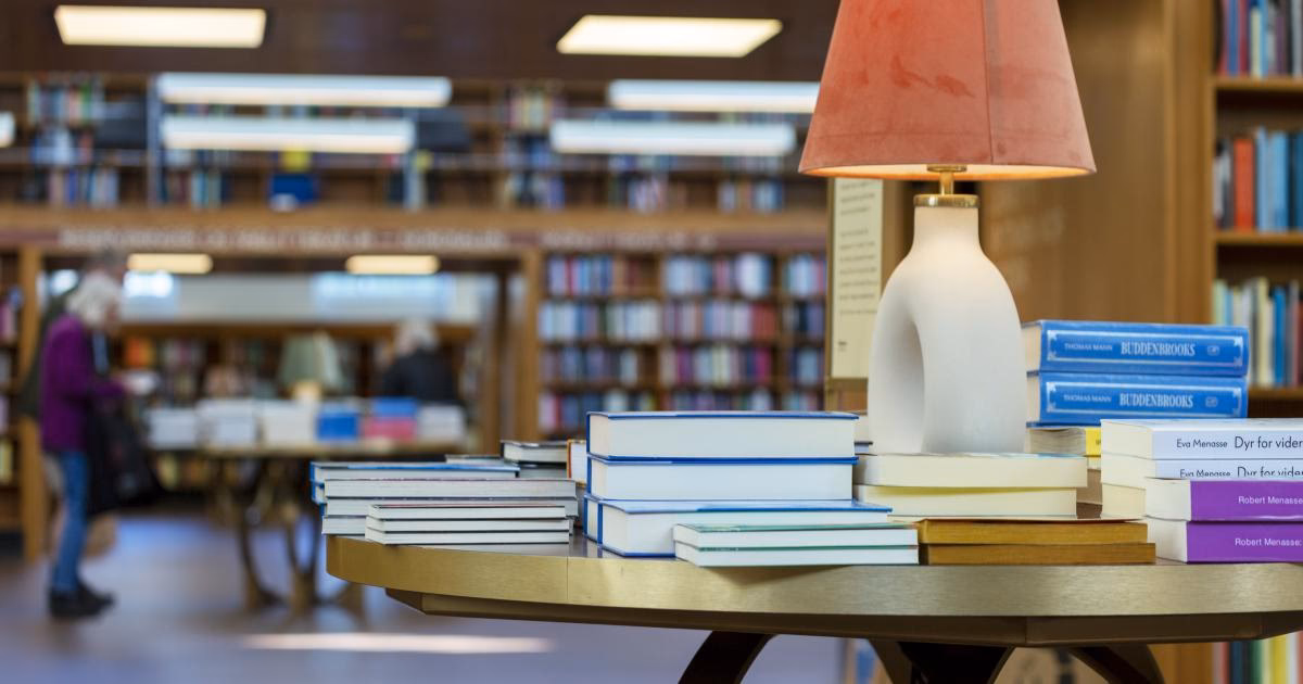 Hvad er bøden på biblioteket?