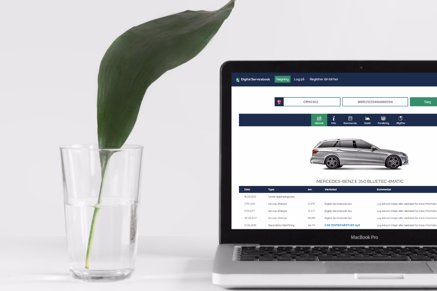 Kan man købe en servicebog?