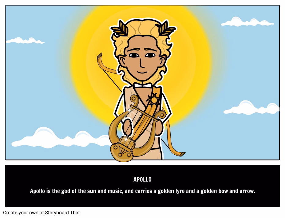 Who broke Apollo's heart?