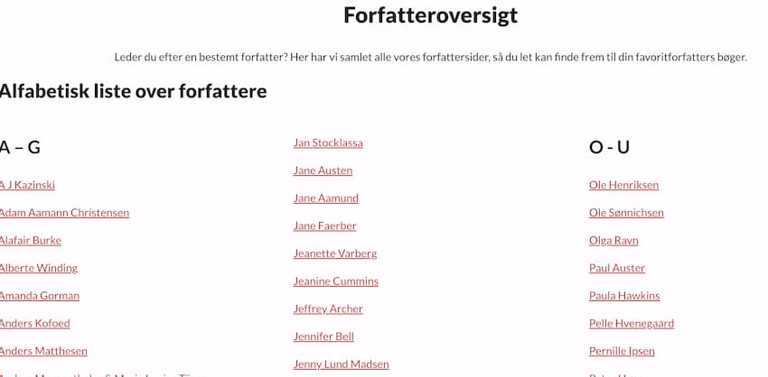 Hvilke typer romaner findes der?