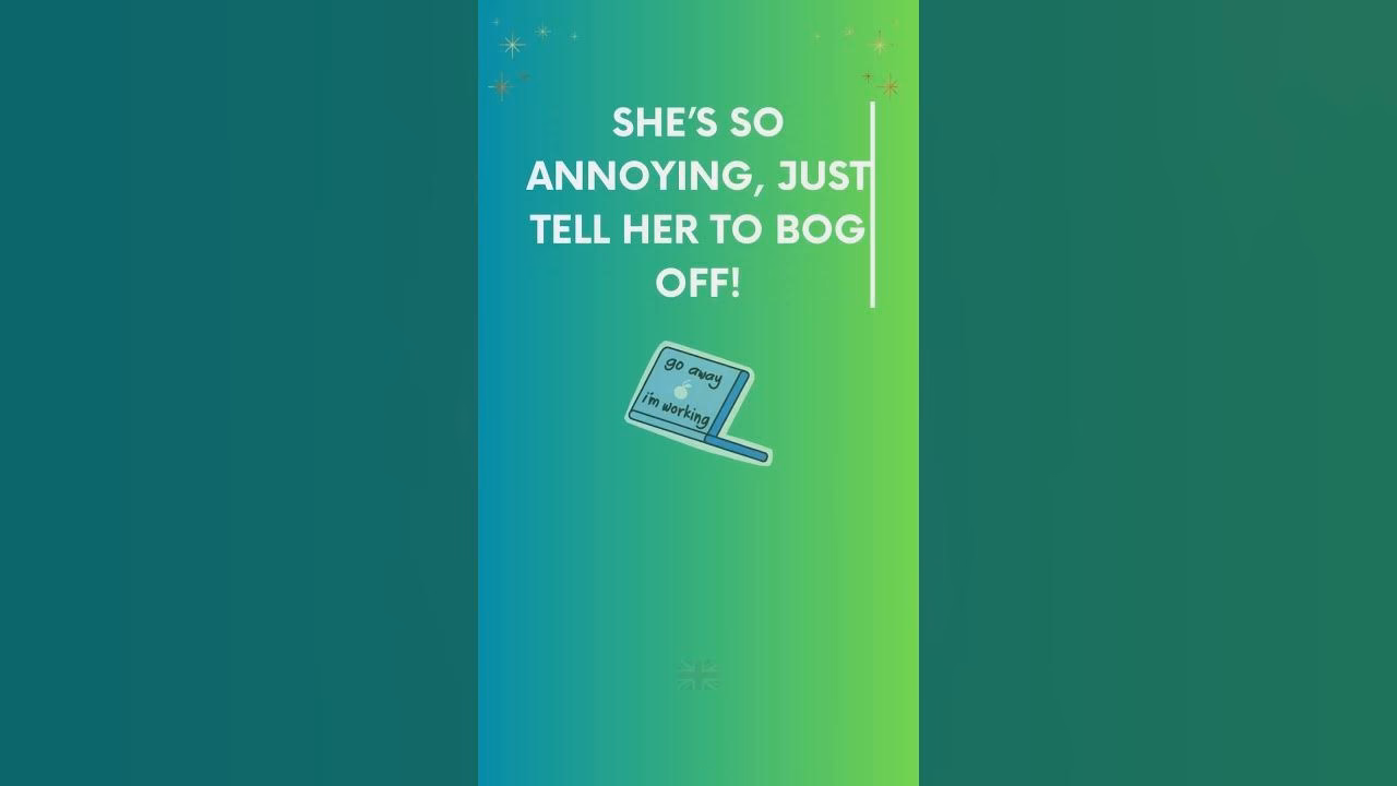 What does bog off mean in slang?