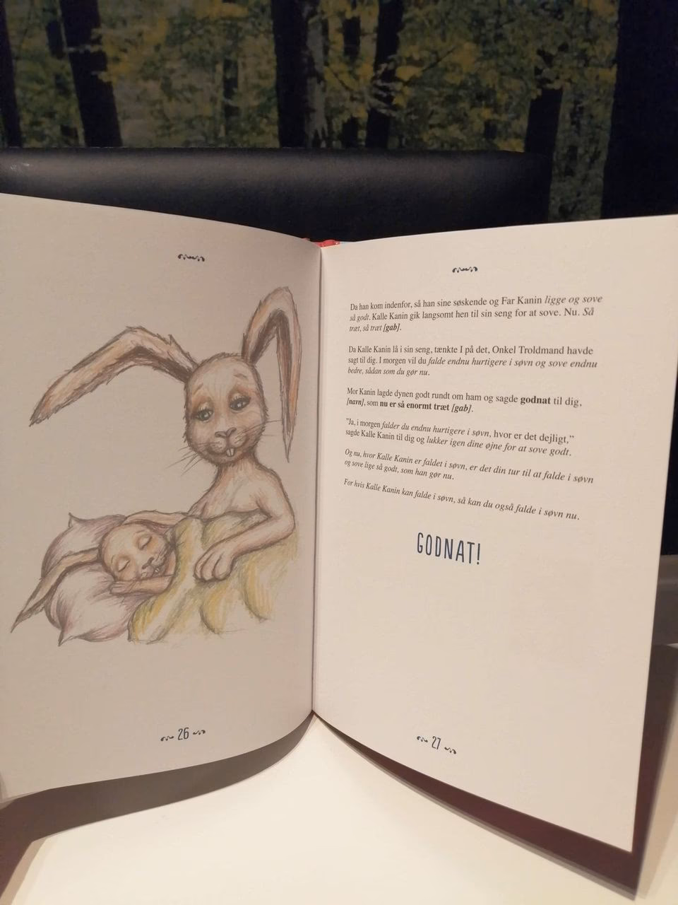 Hvordan kan man se om en kanin sover?