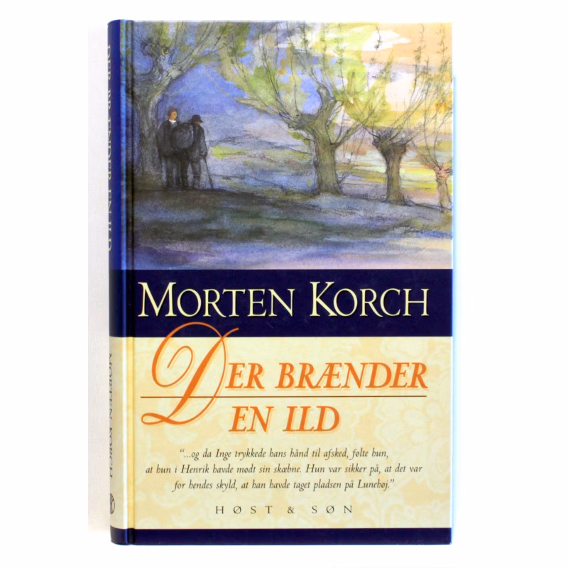 Hvor er der brænder en ild optaget henne?