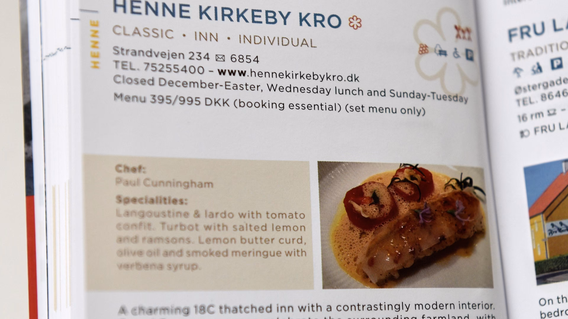 Hvad koster det at spise på Henne Kirkeby Kro?