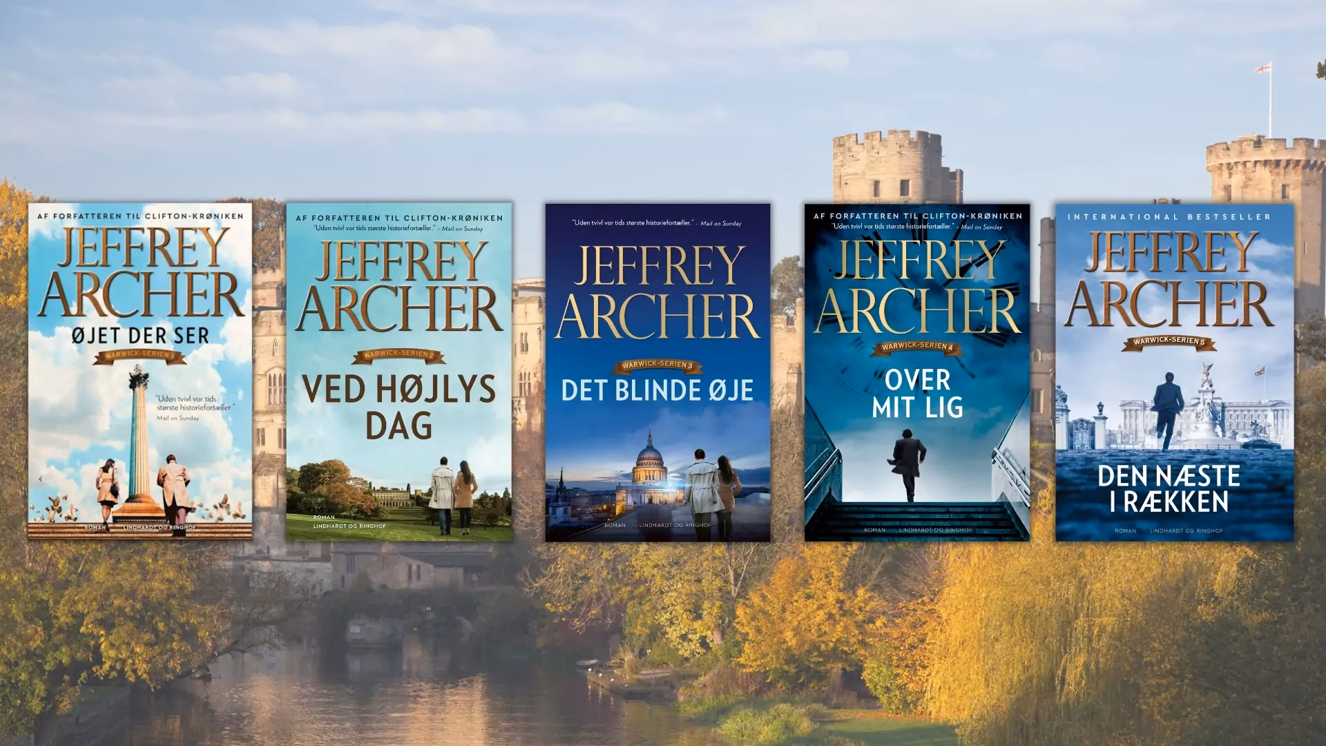 Hvor mange bøger har Jeffrey Archer skrevet?